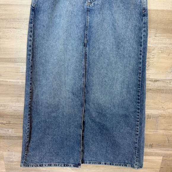 We The Free Come As You Are Denim Maxi Skirt size 6 - Picture 7 of 8